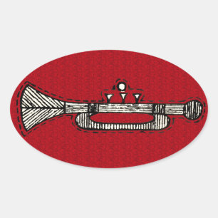  versiering ovale sticker