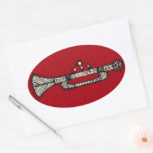 versiering ovale sticker (Envelop)