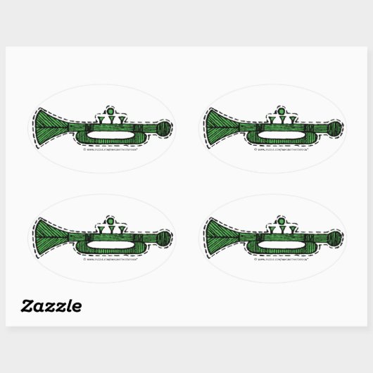 versiering ovale sticker (Vel)