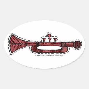  versiering ovale sticker