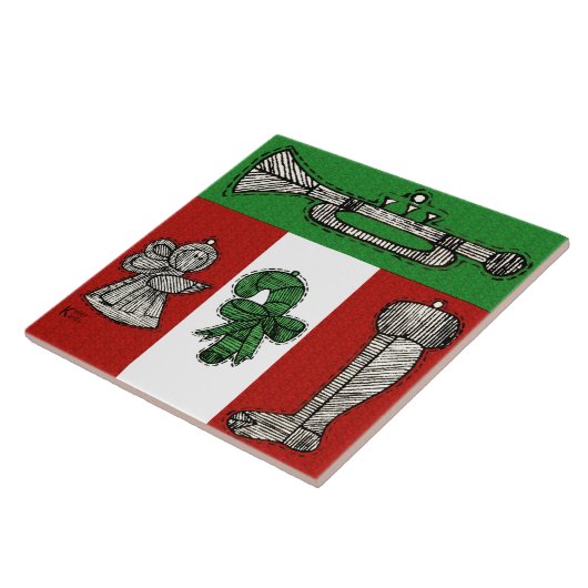  versiering tegeltje (Zijkant)