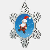 versiering tin sneeuwvlok ornament (Rechts)