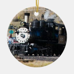 Versiering van de stoommotor keramisch ornament