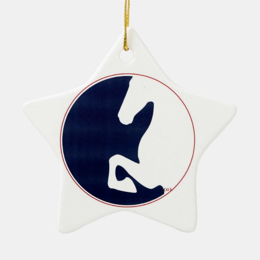 Versiering voor elk geval keramisch ornament (Voorkant)