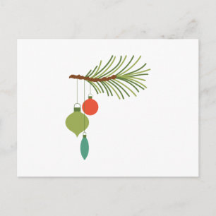 Versieringen op bijkantoor briefkaart