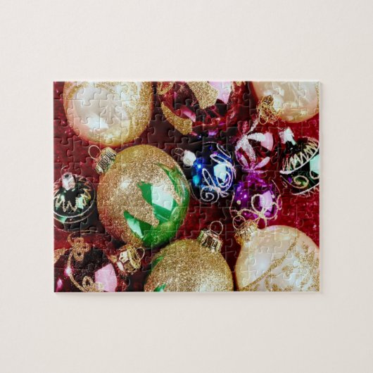 Versieringen van vele kleuren - Puzzle Legpuzzel (Horizontaal)