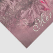 Versieringen Vergroente kerstroze Silver Holiday B Tissuepapier (Detail)