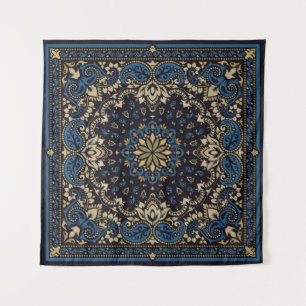 versierpaisley Bandana Print, zijdehals Wandkleed