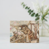 Versimpel de kaatpauze van Beatrix Potter Briefkaart (Staand voorkant)