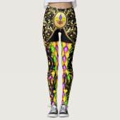Version 2 Mardi Gras Diamonds Pop Leggings mode (Devant)