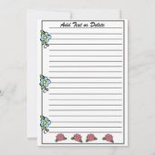 Version 7 Cartes de recettes culinaires / Invitati (Dos)