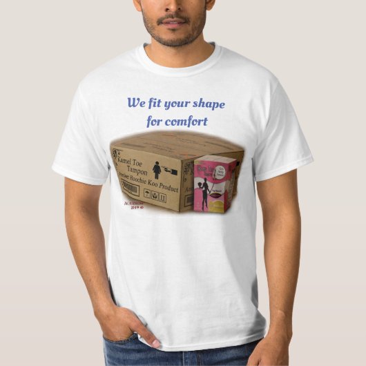 Version couleur des T-shirts Kamel Toe (Devant)