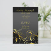 Version Invitation Open House Black and Gold (Debout devant)