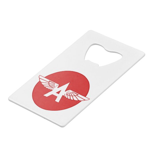 Version plate de cercle rouge d'essence Flying A (Devant Angle)