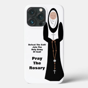 Versla de duivel...Bid de rozenkrans iPhone 13 Pro Hoesje