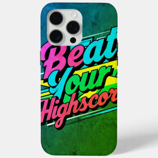Versla je hoge score Case-Mate iPhone case (Achterkant)