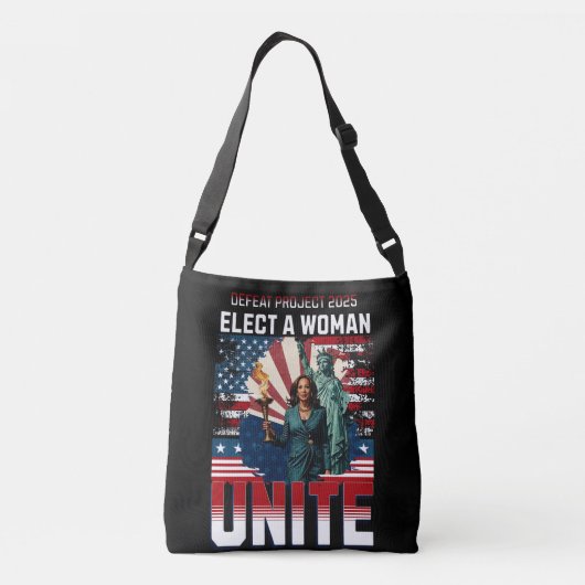 Versla Project 2025 Harris Walz 2024 Canvas tas (Achterkant)