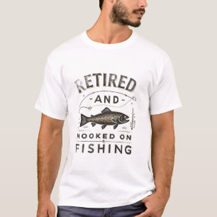 Verslaafd aan Gevist grappig pensioencadeau T-shirt