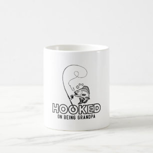 Verslaafd Aan Grootvader Zijn Koffiemok