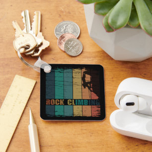 verslaafd aan klimmers sleutelhanger