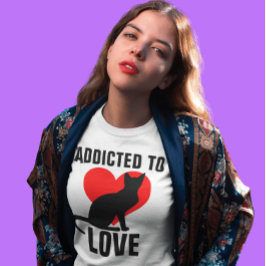  VERSLAAFD AAN LIEFDE T-shirt