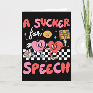 Verslaafd aan logopedie Slp Hart Liefdevolle Valen Kaart