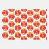 Verslaafd aan meer herstel slogan inpakpapier vel (Voorkant 3)