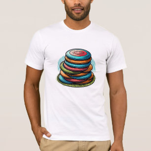Verslaafd aan schijfgolf Grappig T-shirt