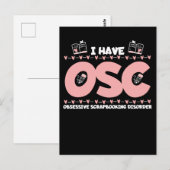 Verslaafd aan scrapbooten Crafter Grappig Boek Briefkaart (Voorkant / Achterkant)