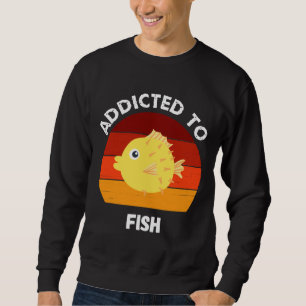 Verslaafd aan vis Aquarium Puffer Fish Trui