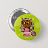 verslaafd ronde button 5,7 cm (Voorkant /achterkant)