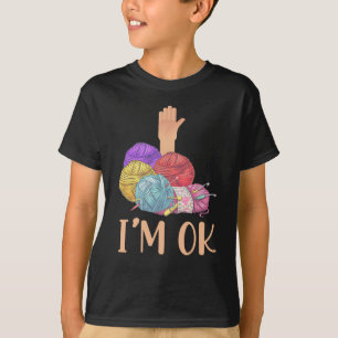 Verslaafde moeder tante Yarn Lover T-shirt