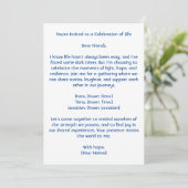 verslaafdenuitnodiging kaart (Staand voorkant)