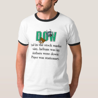 Verslag over de aandelenmarkt t-shirt