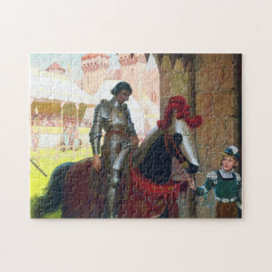 Verslagen, door Edmund Blair Leighton Legpuzzel