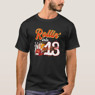 Verslagen voor jongens van Kind 1 bij Bowling Birt T-shirt