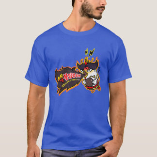 VERSLEETEN UITZICHT De heetste noedels Buldak Hot T-shirt