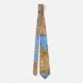 versleten blauwe verf abstract op glasvezel stropdas (Achterkant)