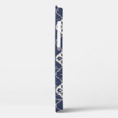 Versleten bloemen: naadloos Case-Mate iPhone case (Achterkant / Links)