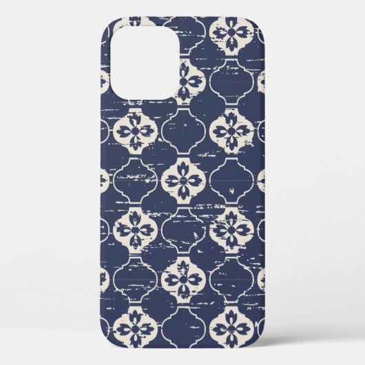 Versleten bloemen: naadloos Case-Mate iPhone case (Achterkant)
