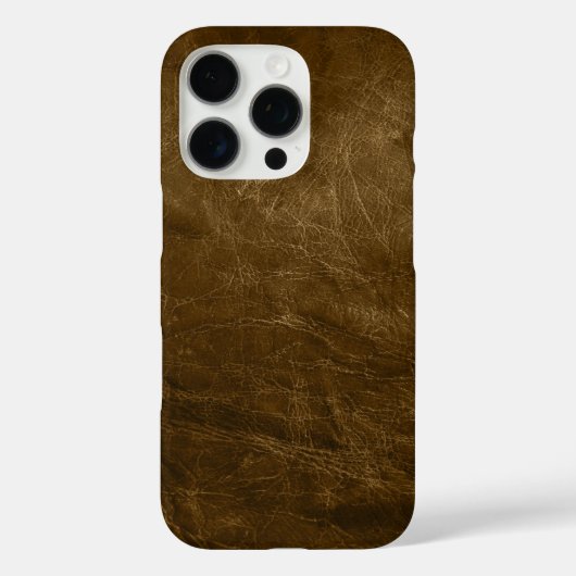 Versleten bruin leer Case-Mate iPhone case (Achterkant)