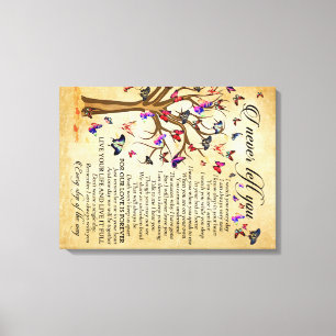 Versleten canvas Afdrukken Behoud uw herinneringen