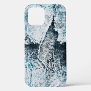 versleten denim iPhone 12 hoesje