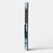 versleten denim Case-Mate iPhone case (Achterkant / Links)