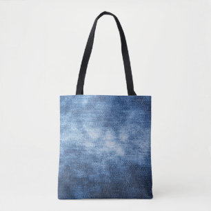 Versleten denim stof, gestructureerde achtergrond. draagtas