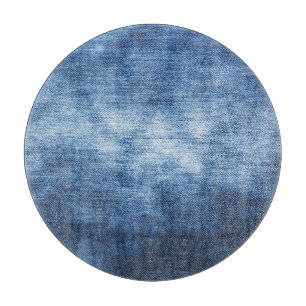 Versleten denim stof, gestructureerde achtergrond. snijplank