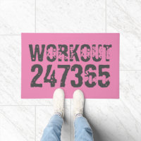 Versleten en bekrast tekst Workout 247365 roze