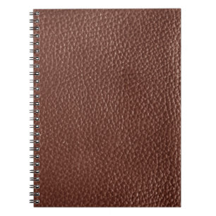 Versleten faux bruin leder notitieboek