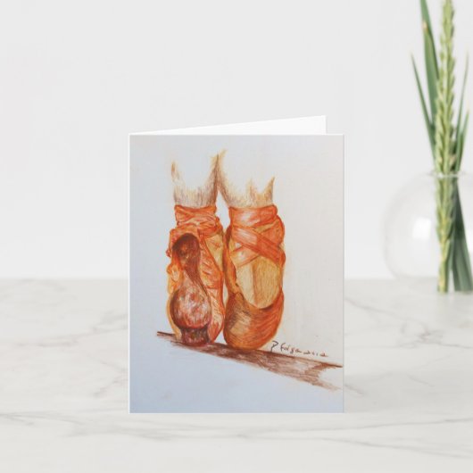 "Versleten Pantoffels " Kaart (Voorkant)