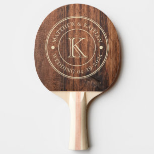 Versleten Snijplank Trouw Monogram Tafeltennisbatje